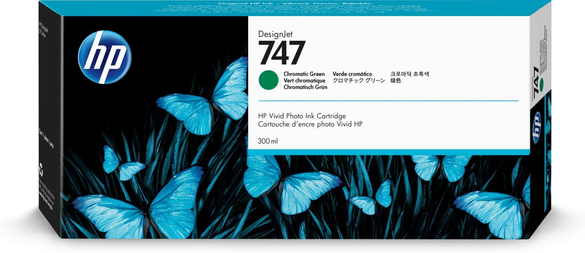 Atrament HP 747 Chromatyczny Zielony