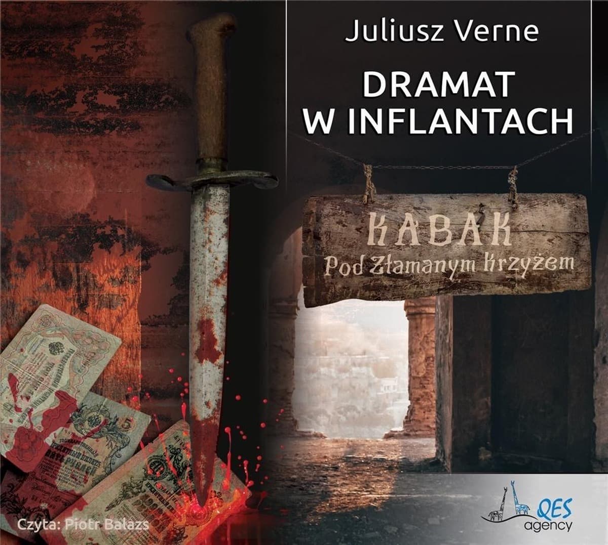 Audiobook Juliusza Verne Dramat w Inflantach wydanie QES Agency