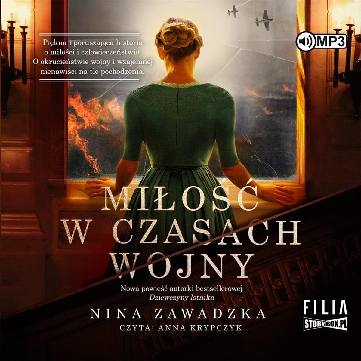 Audiobook Miłość w czasach wojny - Nina Zawadzka
