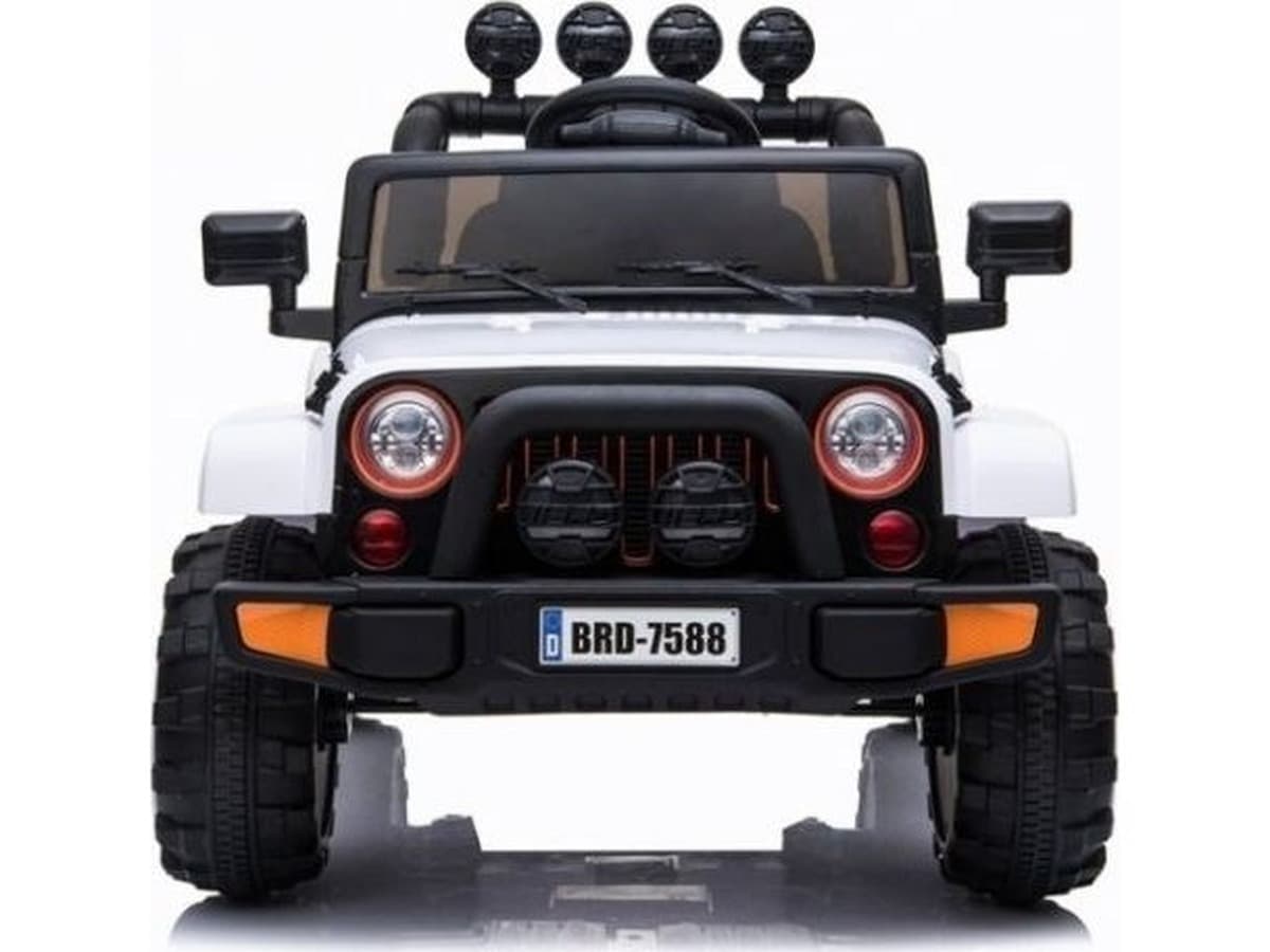 Auto Na Akumulator Jeep BRD-7588 Światła LED MP3 Pilot Biały 4x4