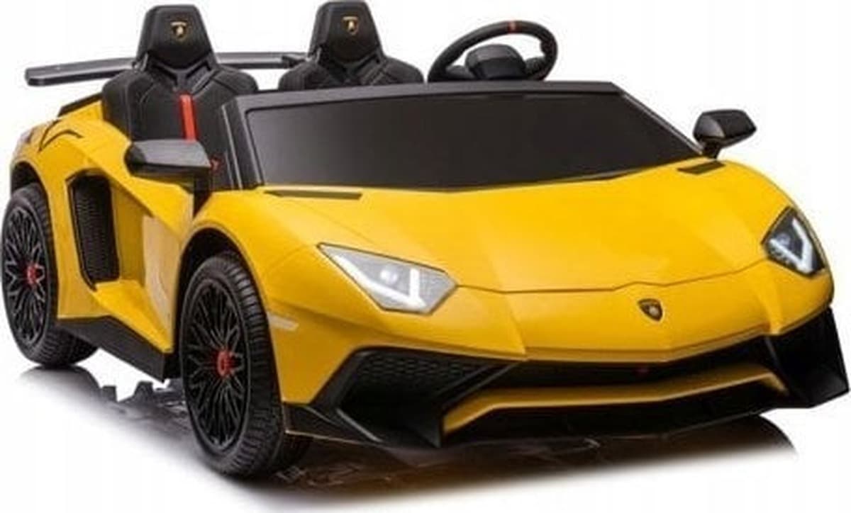Auto na akumulator Lamborghini XXL A8803 Żółte 24V