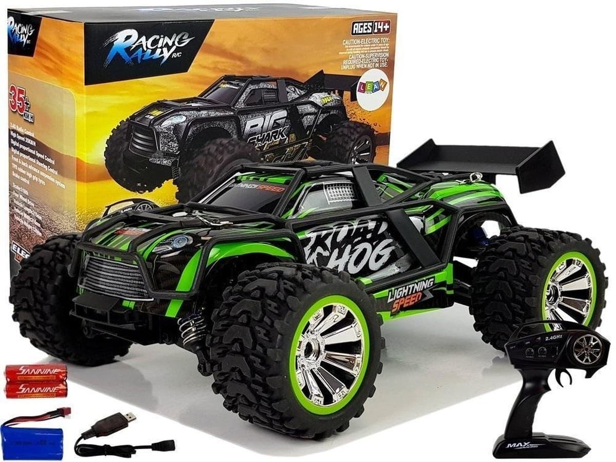 Auto terenowe Off-Road 2.4G skala 1:18 zielone