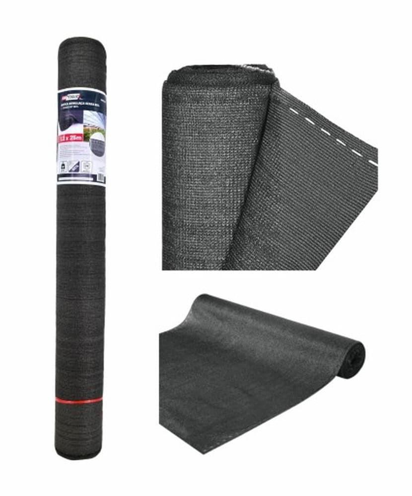 AW siatka cieniująca szara UV 90% 1,5 x 25 m