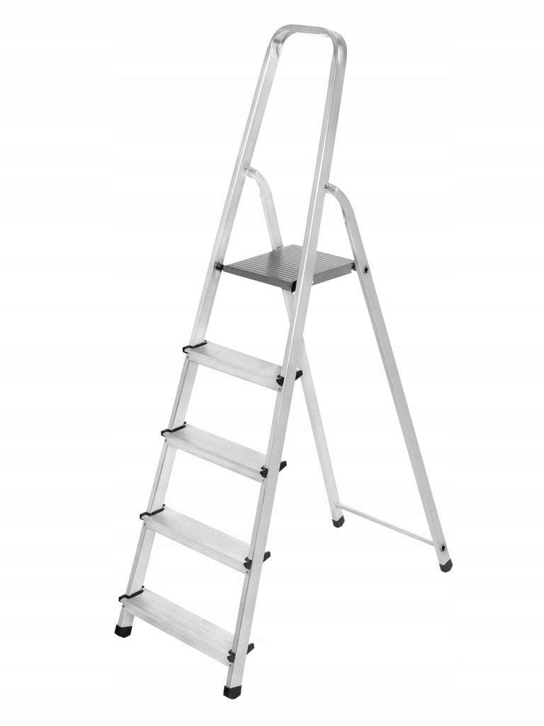 AWTOOLS Drabina aluminiowa wolnostojąca 6 stopni 125kg
