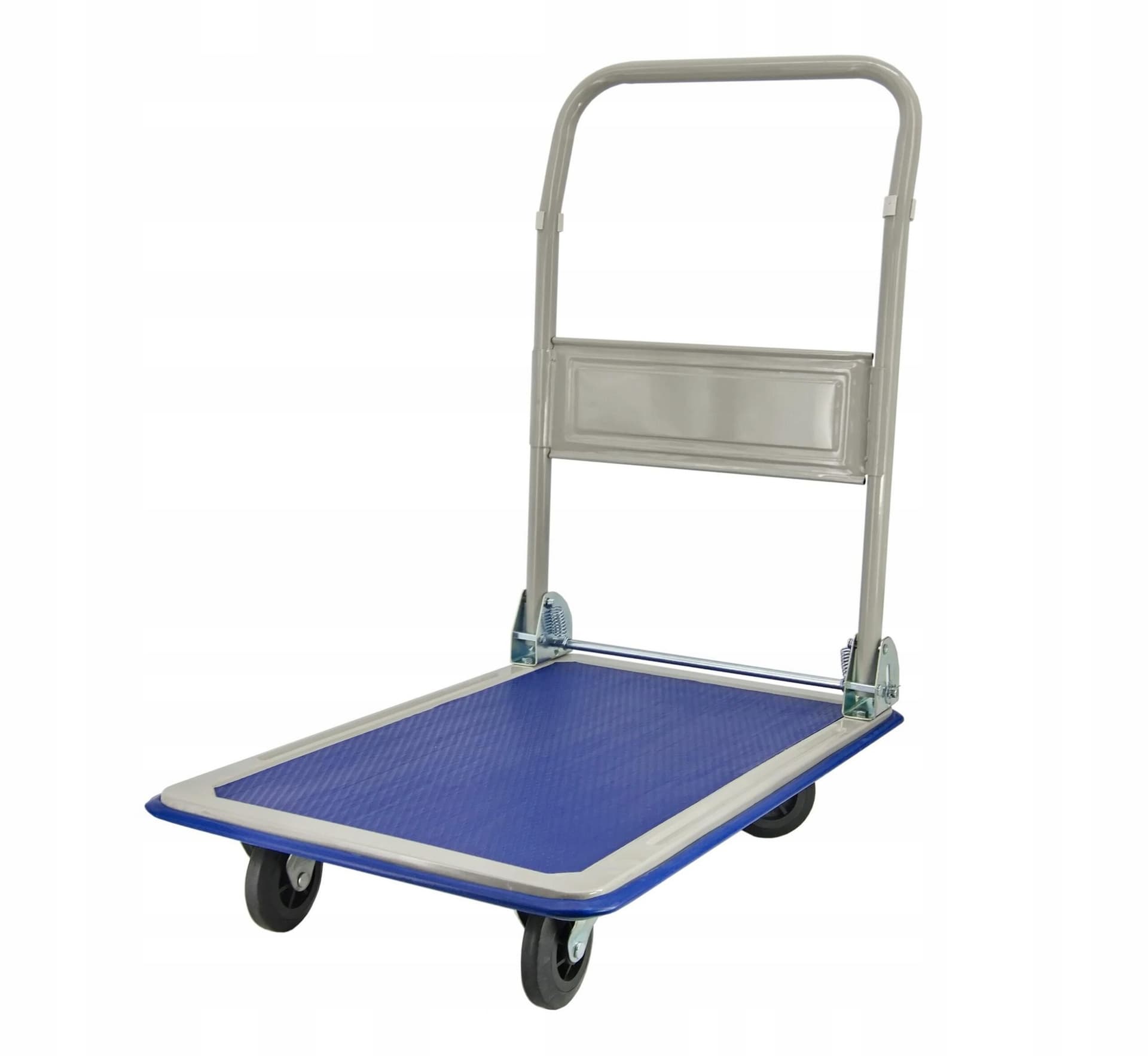 AWTools Wózek magazynowy 4-kołowy platforma 90 x 60 cm 300 kg