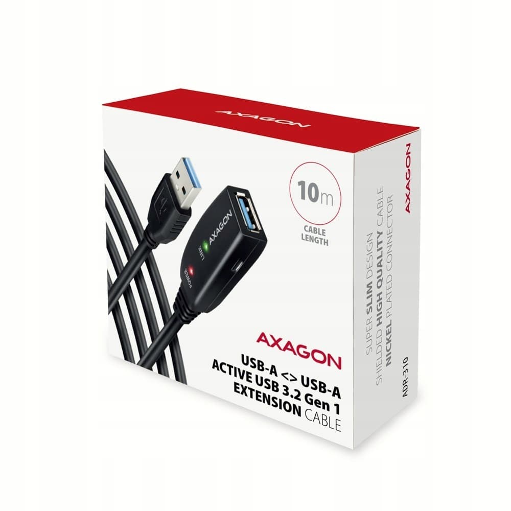 Axagon ADR-310 USB 3.2 Gen 1 przedłużacz aktywny 10m