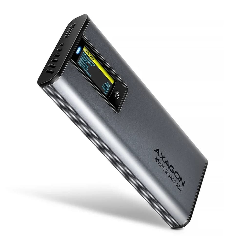 Axagon EEM2-SD2 Obudowa SSD M.2 Szara
