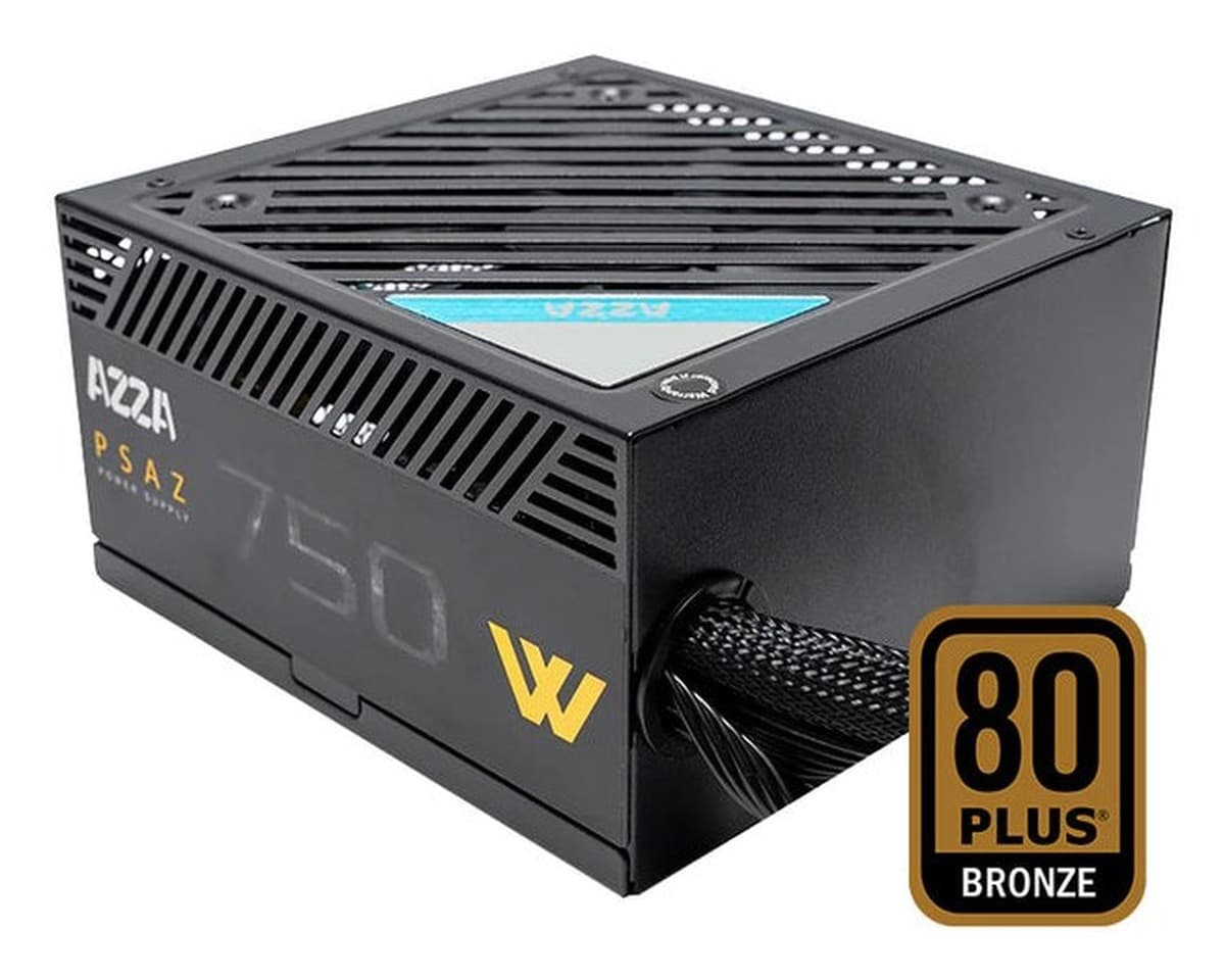 Azza PSAZ-750W 750W ATX Czarny Zasilacz Komputerowy