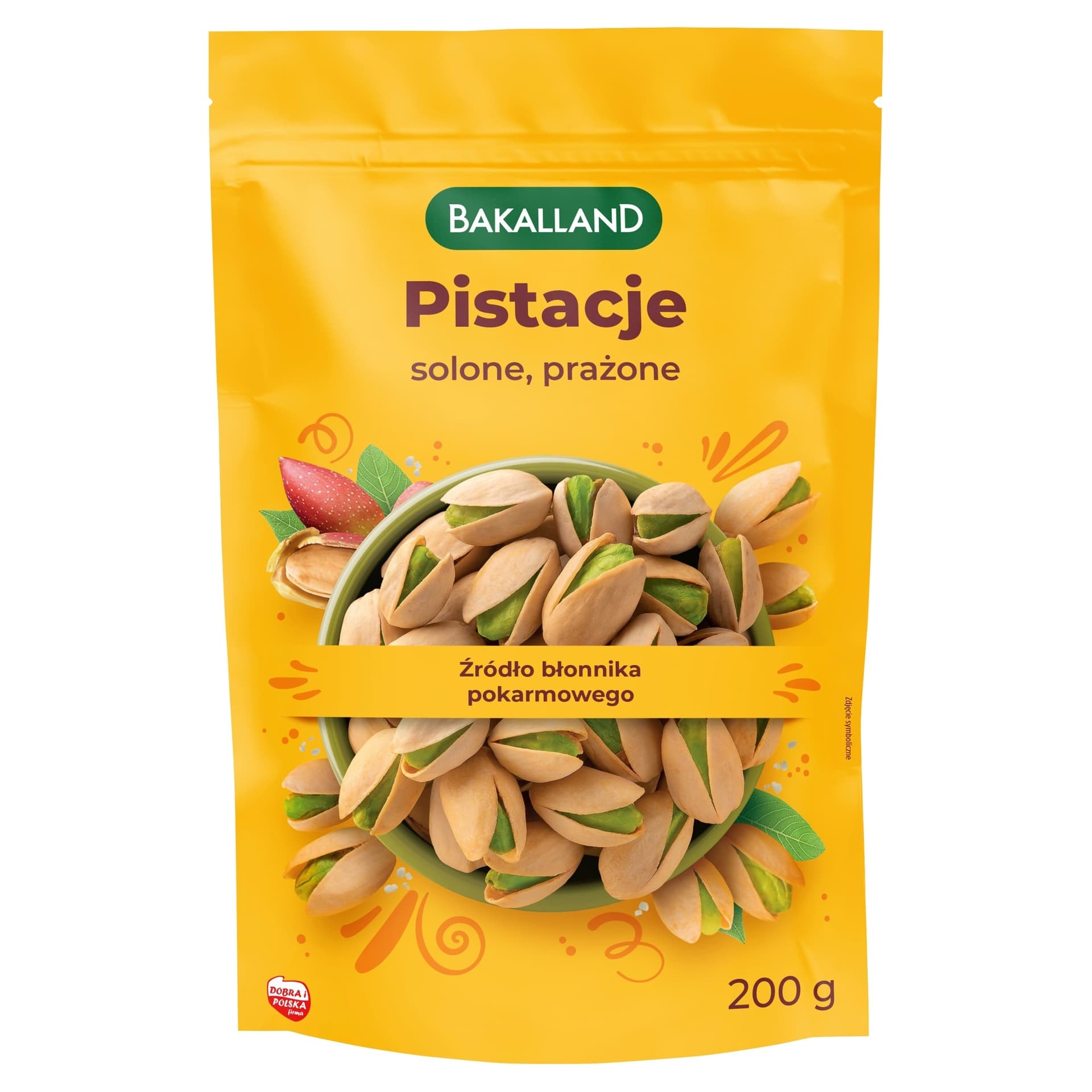 Pistacje prażone 200g Bakalland
