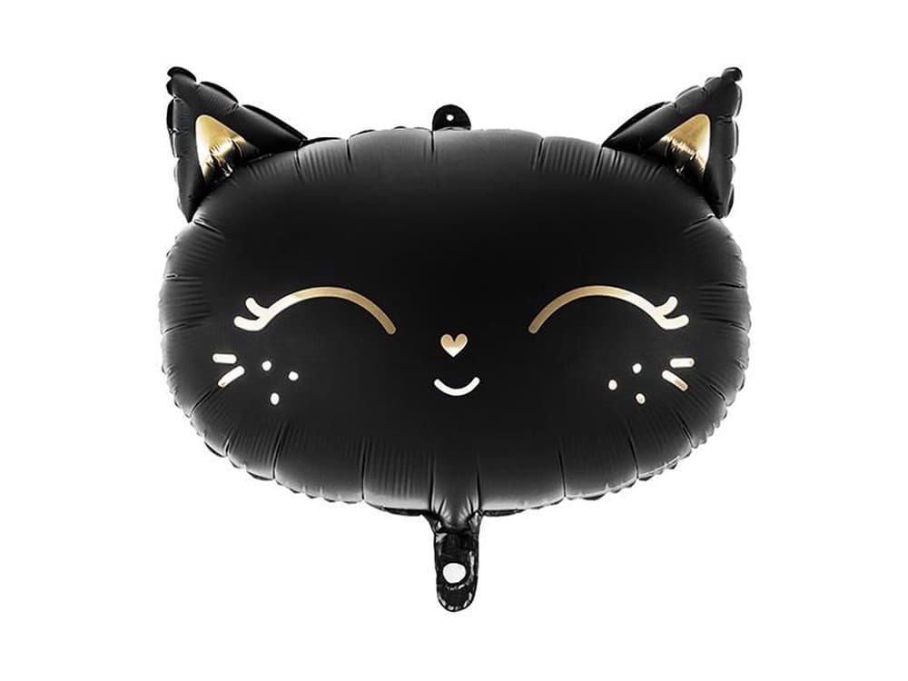 Balon foliowy Kotek 48 x 36 cm czarny