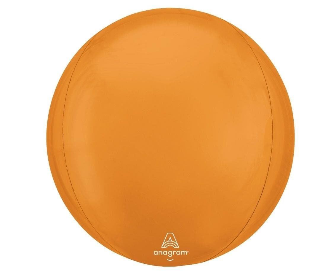 Balon foliowy kula pomarańczowa Vibrant 38 x 40 cm