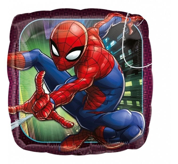 Balon foliowy Spiderman Animated kwadratowy 46 cm