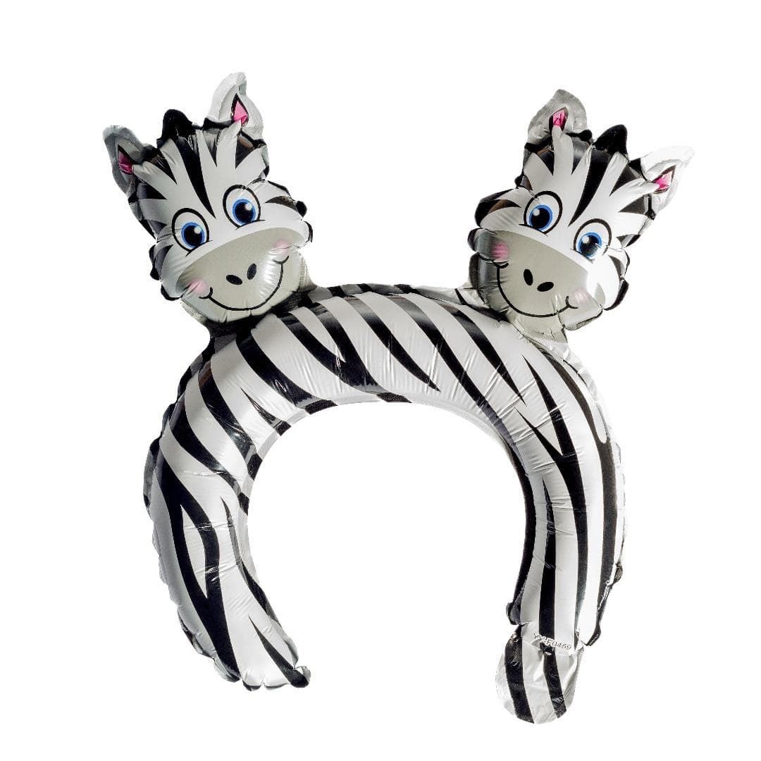 Balon foliowy Zebra Opaska dekoracja imprezowa 29x30 cm