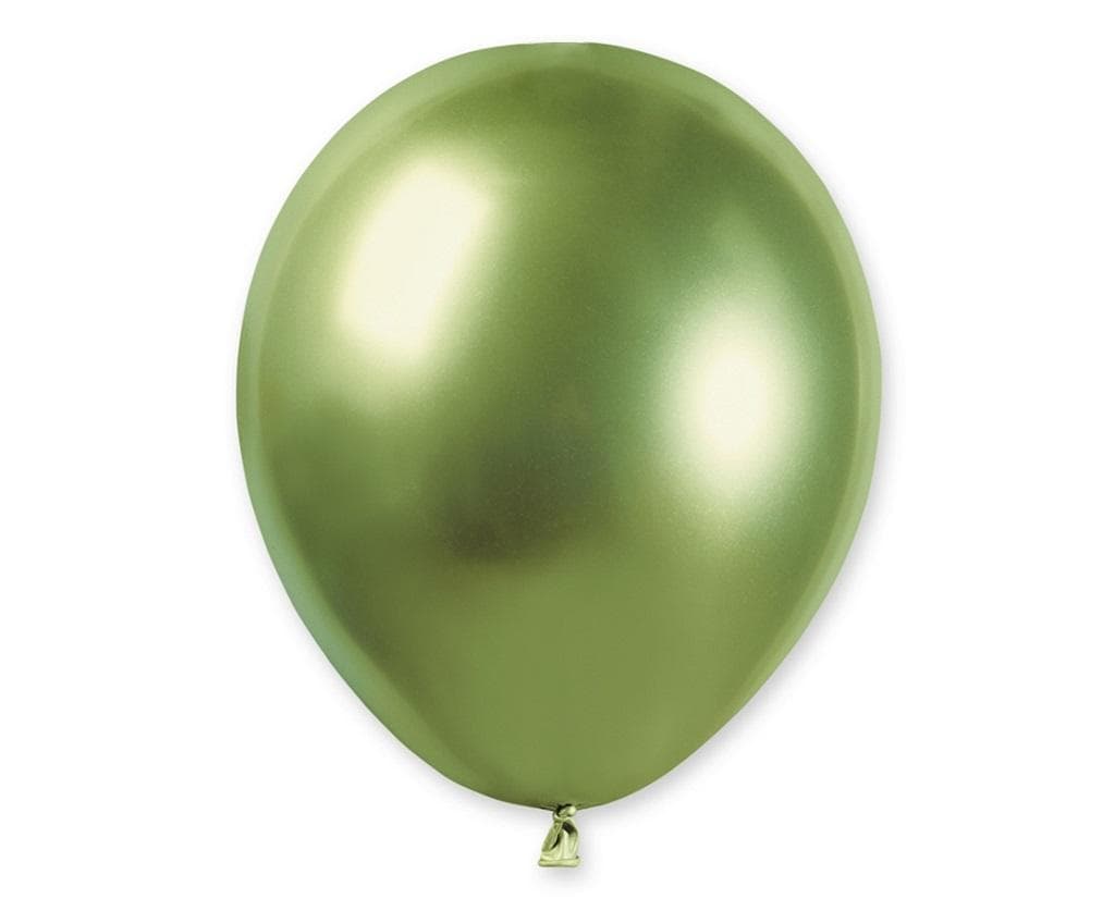 Balony błyszczące AB50 zieleń kiwi rozmiar 5 cali 100 sztuk