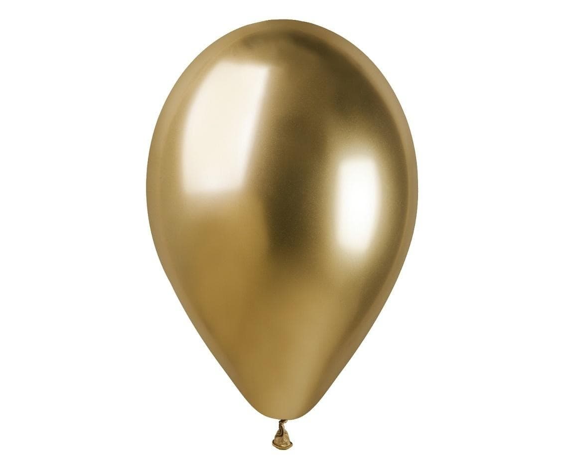 Balony złote błyszczące 33 cm 5 sztuk Gemar