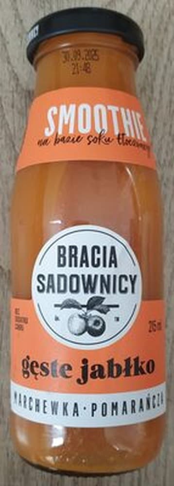 Bracia Sadownicy Gęste jabłko - marchewka pomarańcza 215 ml