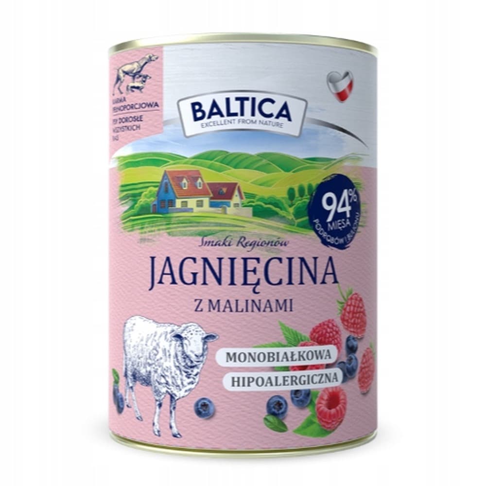 Baltica Smaki Regionów Jagnięcina z malinami danie gotowe 400 g