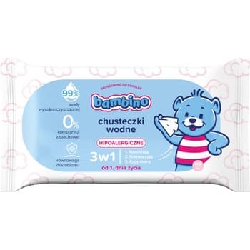 Bambino Chusteczki do higieny dla dzieci A57 wodne