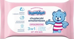 Bambino Emolienty Chusteczki do pielęgnacji dla dzieci 57 sztuk