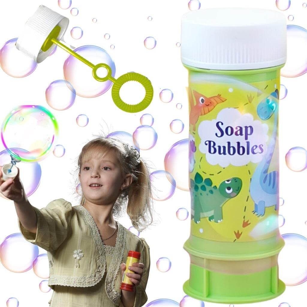 Bańki mydlane 60 ml Dinozaury zestaw 36 sztuk dla dzieci