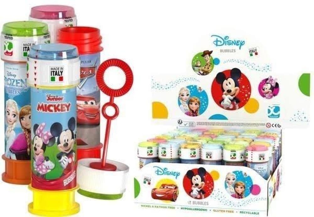 Bańki mydlane Disney mix wzorów 60 ml, zestaw 36 sztuk