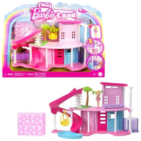 Barbie Mini BarbieLand Domek dla lalek z minilalką i akcesoriami