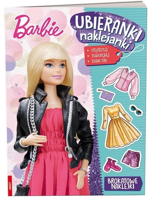 Barbie Ubieranki Naklejanki - Książka z Naklejkami
