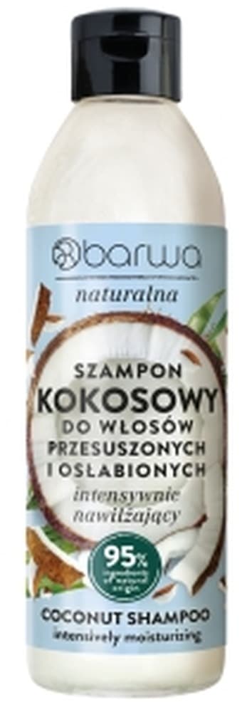 Barwa Szampon i Żel 2w1 Kokosowy Naturalny 300 ml
