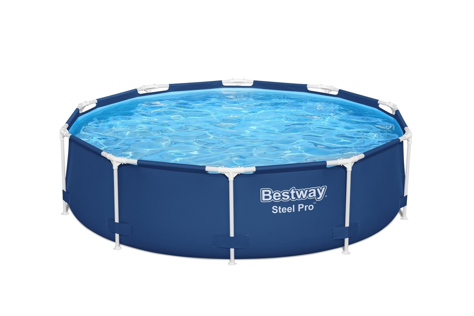 Basen zewnętrzny Bestway Steel Pro 56677 okrągły 4678 l niebieski