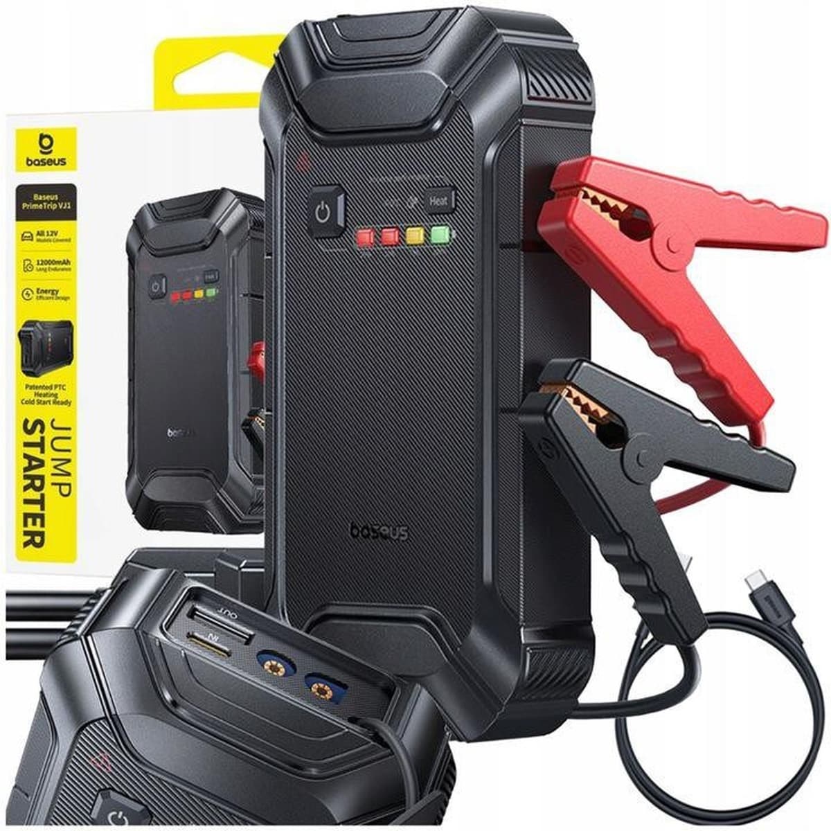 Baseus PrimeTrip VJ1 Jump Starter Powerbank 12000 mAh 5000 A 12 V