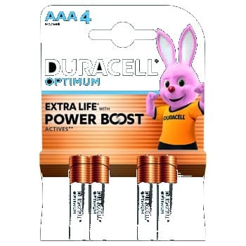 Bateria alkaliczna Duracell Optimum AAA 4 szt.