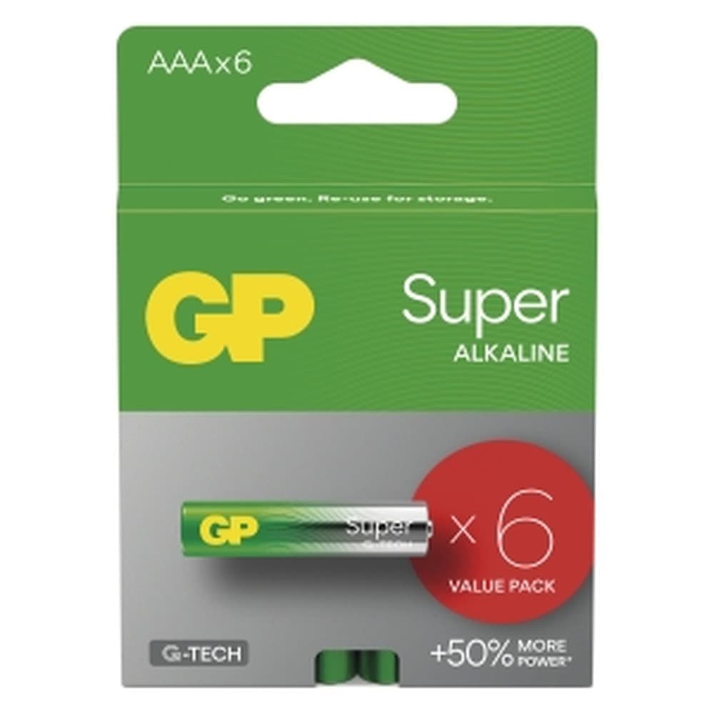 Bateria alkaliczna GP Super AAA LR03 6 szt.