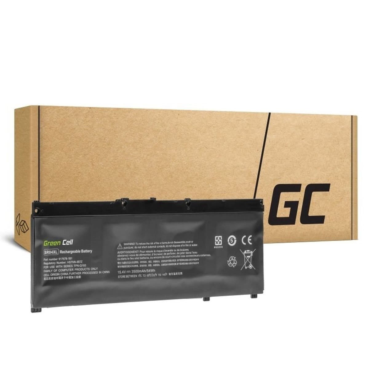 Bateria Green Cell HP187 SR04XL do HP Omen Pavilion Power 3500mAh 15.4V