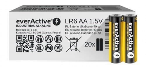 Baterie alkaliczne AA everActive EVLR6S2IK 40 sztuk