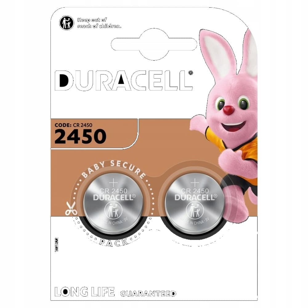 Baterie litowe Duracell CR 2450 2szt.
