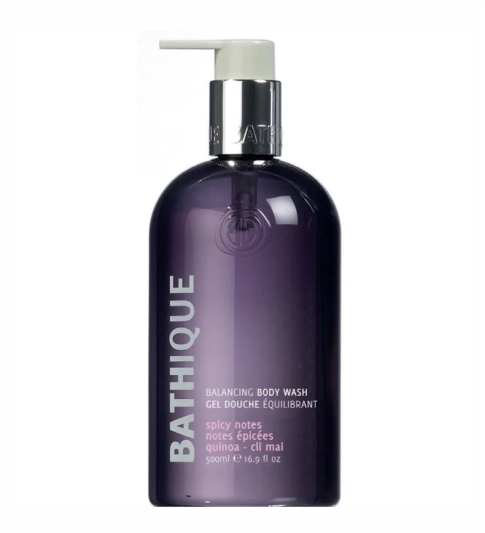 BATHIQUE balancing body wash, 500ml - clear - spicy notes fragrance