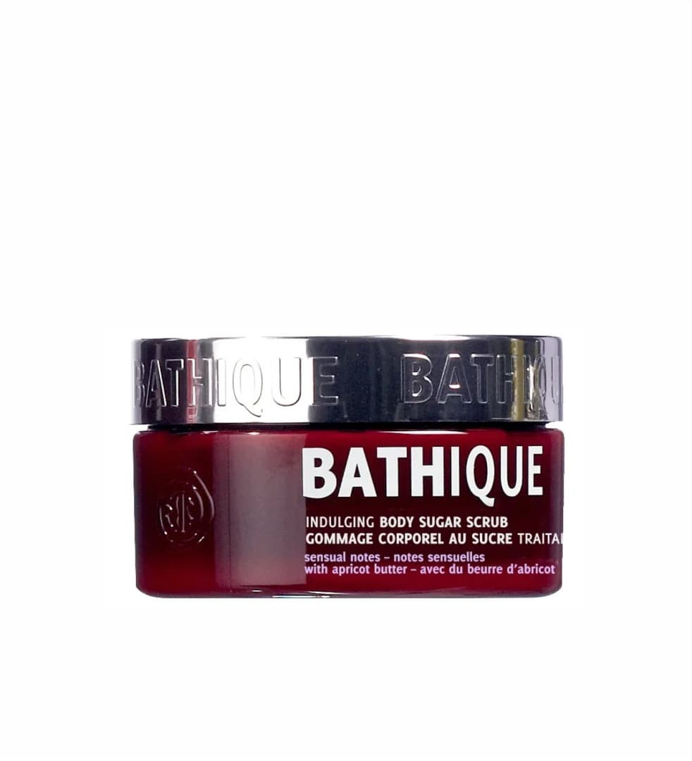 BATHIQUE indulging body sugar scrub with apricot butter, 250 g - clear - sensual notes