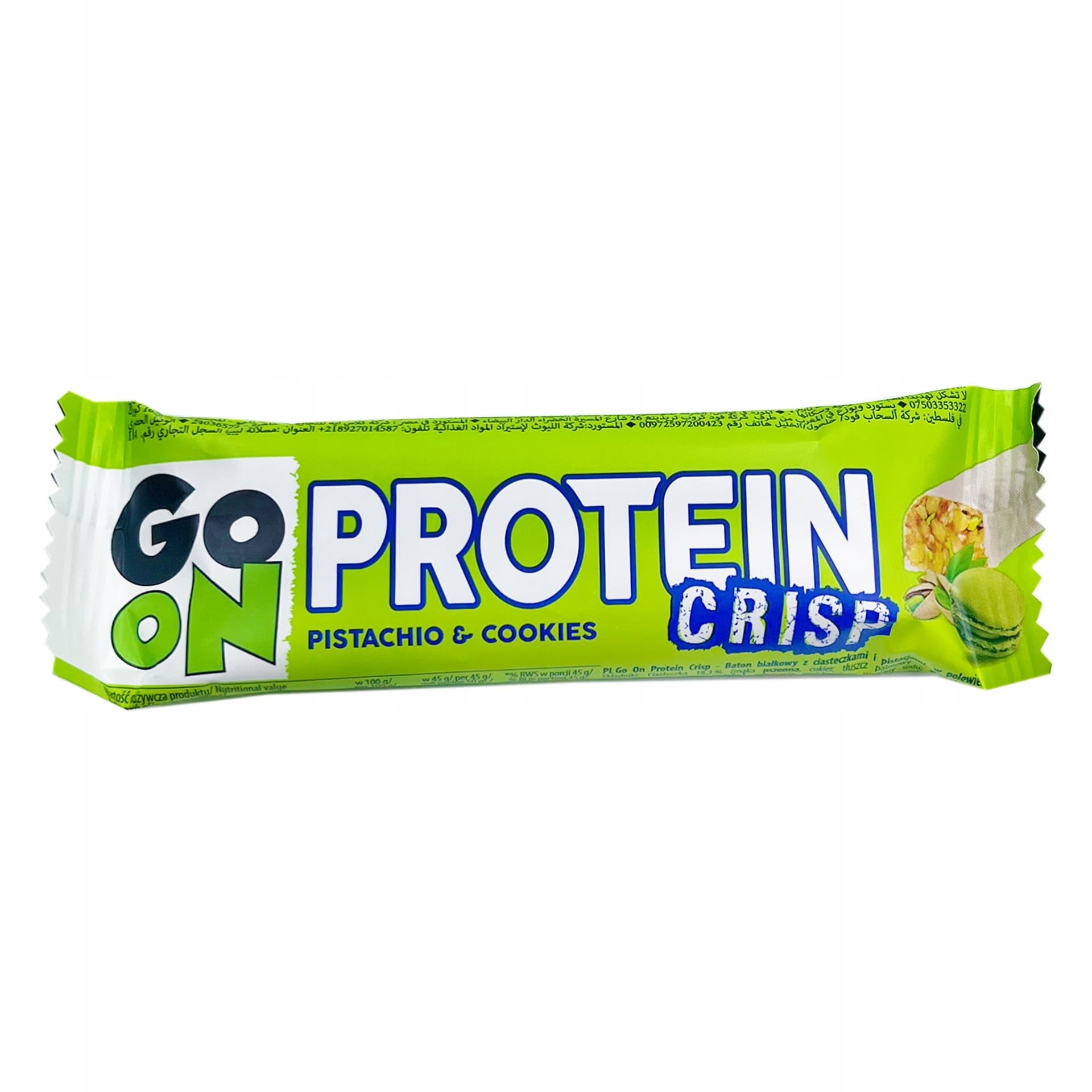 Go On Baton Proteinowy Crisp Pistacja 45g