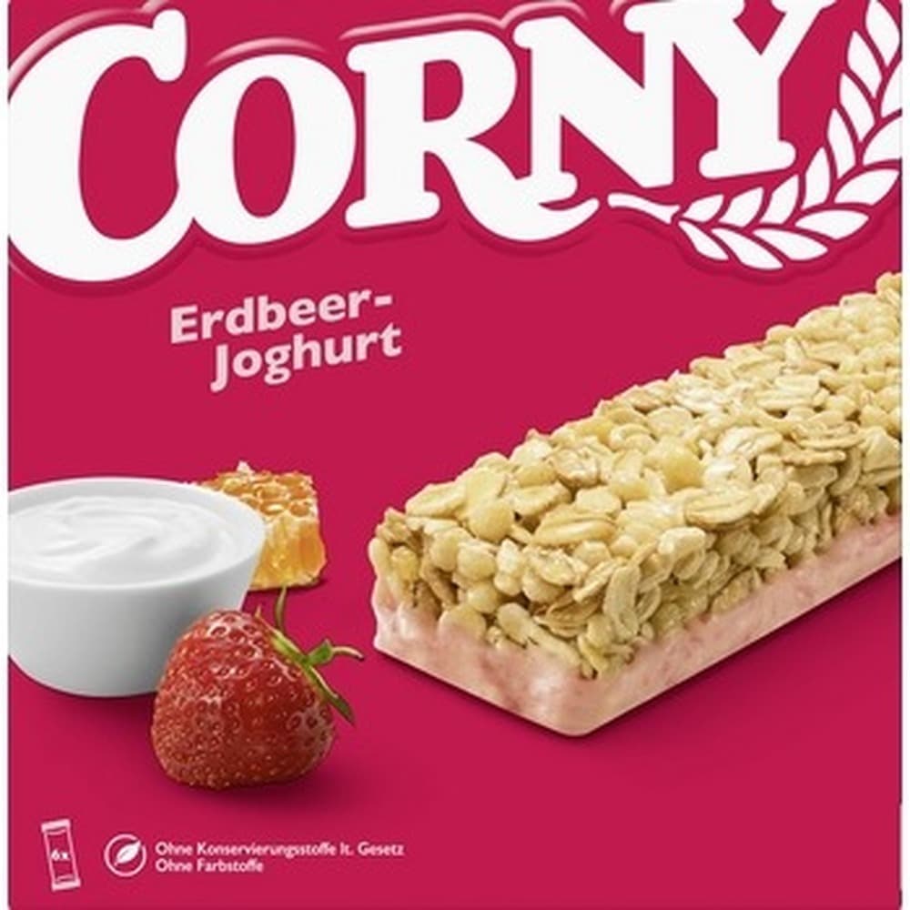 Baton zbożowy Corny Jogurt Truskawkowy 6 x 25 g