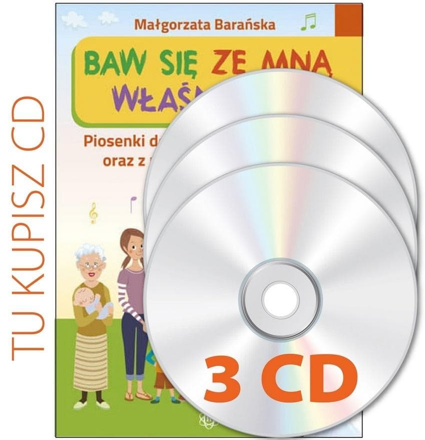 Płyty CD Baw się ze mną Właśnie tak Małgorzata Barańska