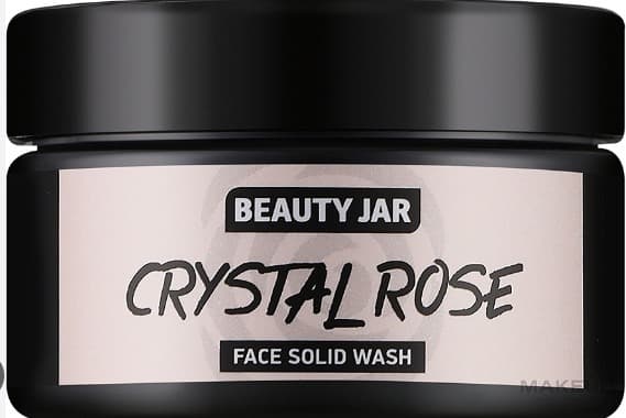 Beauty Jar Mydło do twarzy Kryształowa Róża - naturalne oczyszczanie i nawilżenie