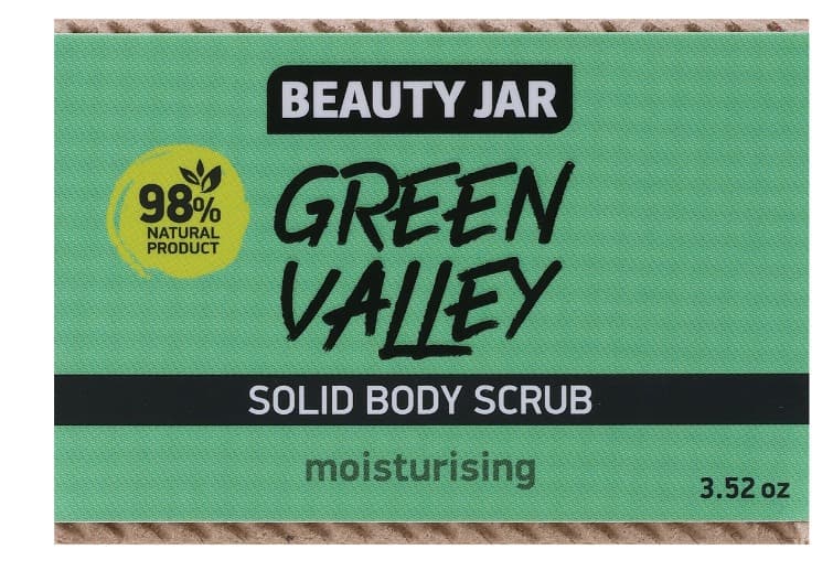 Beauty Jar Peeling w kostce Green Valley - naturalny peeling do ciała