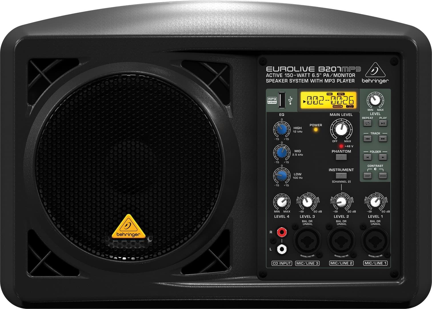 Behringer B207MP3 - Amplituner / Wzmacniacz 150W