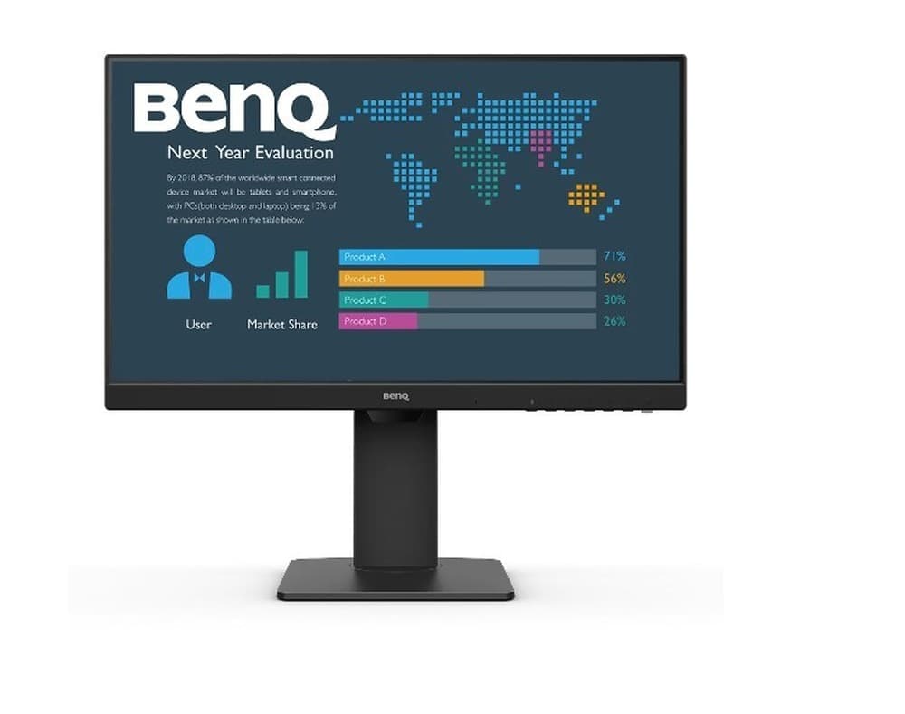 Monitor LED BenQ 23.8 cali Full HD Czarny