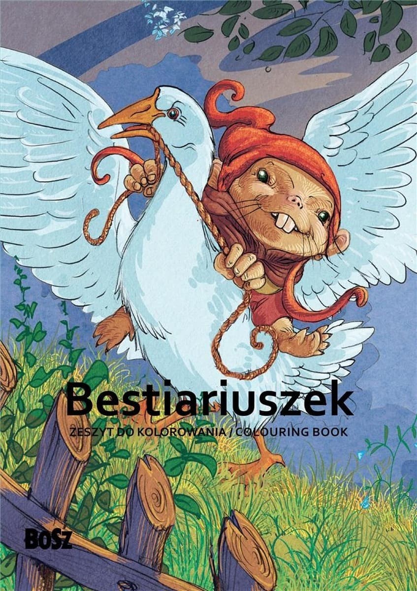 Bestiariusz Zeszyt do kolorowania dla dzieci