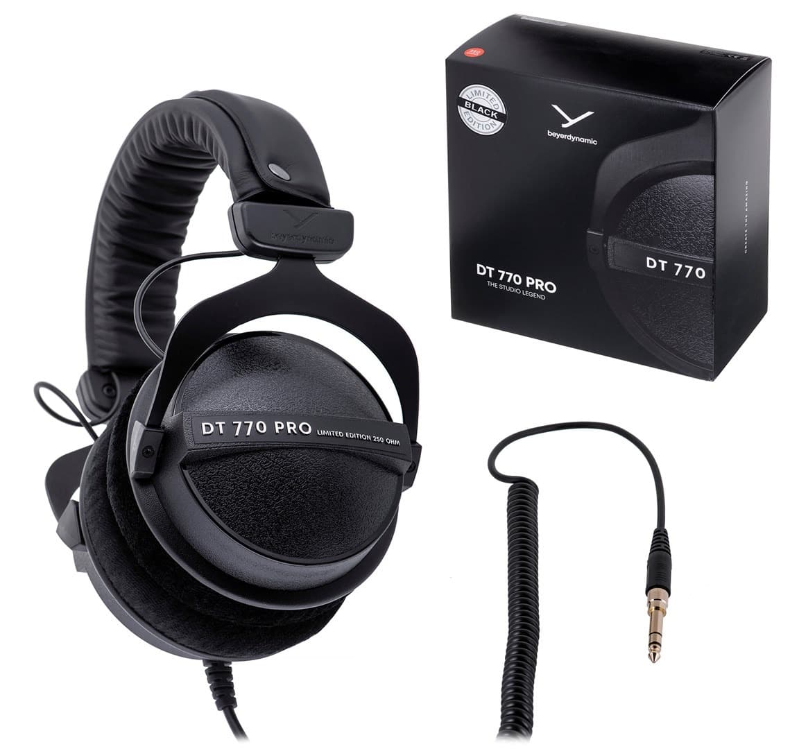 Beyerdynamic DT 770 PRO Black Limited Edition Słuchawki studyjne zamknięte 250 Ohm