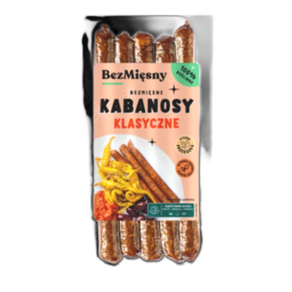 Bezmięsne Kabanosy Klasyczne 160 g Bezmięsny