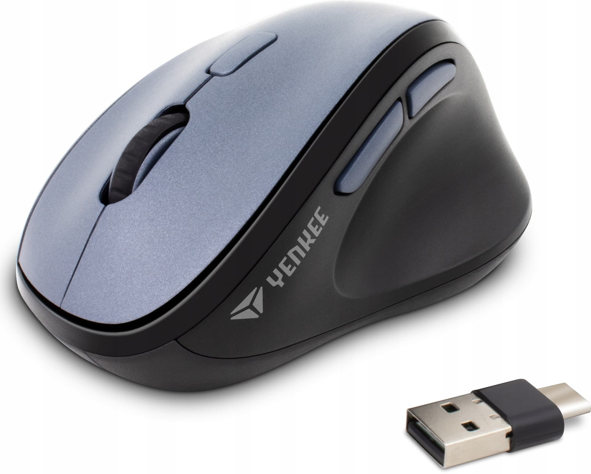 Bezprzewodowa Mysz Micro (USB-C, Niebieska)