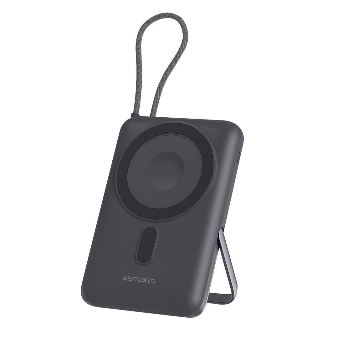 Bezprzewodowy Powerbank 4smarts Enterprise Pocket Gwiezdny Szary