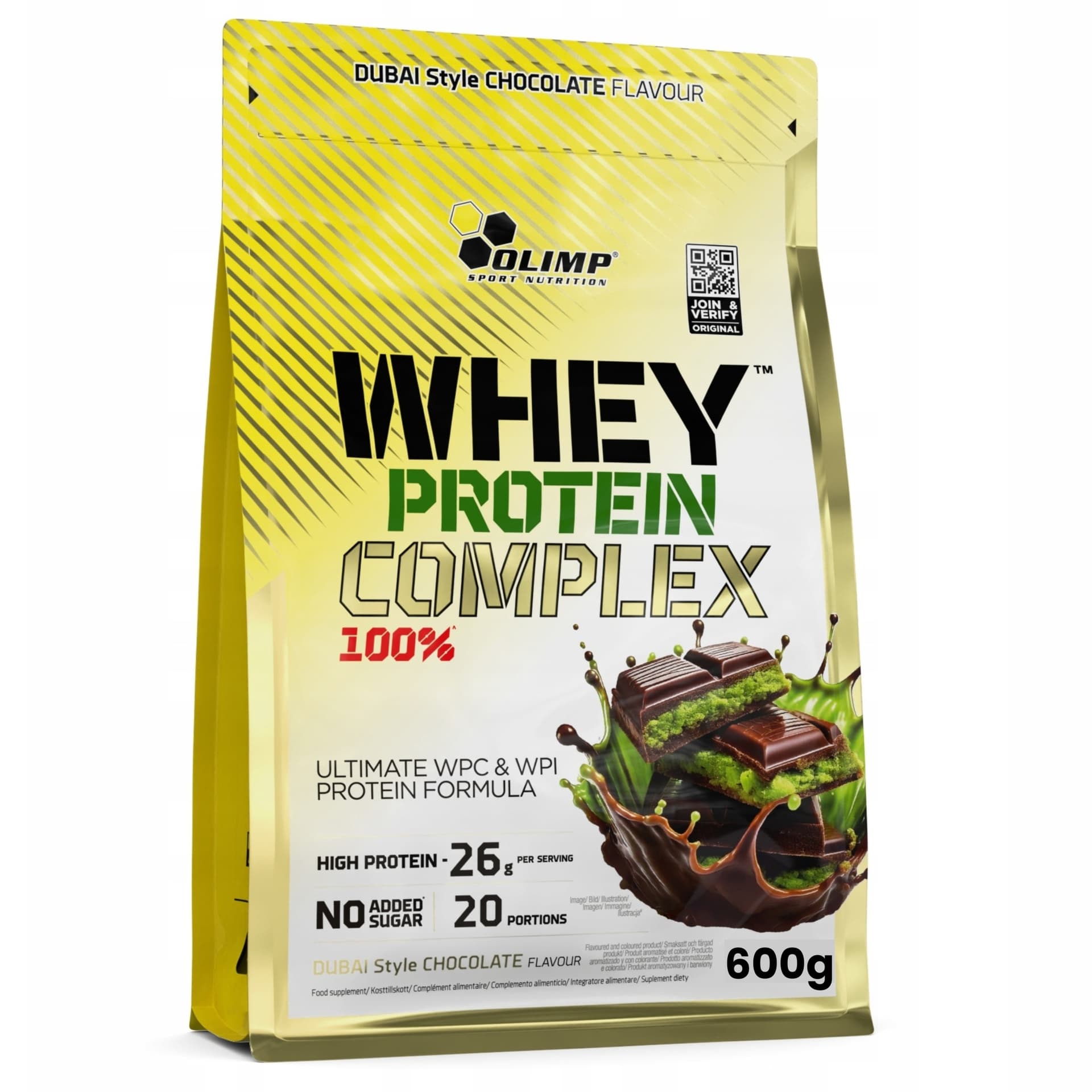 Whey Protein Complex 600g dubai style chocolate